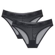 Triumph Trosor 2P Tempting Sheer Highleg Tai Svart polyester X-Large D...