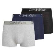 Calvin Klein Kalsonger 3P Ultra Soft Modern Trunks Svart/Blå modal X-L...