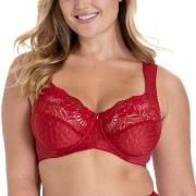 Miss Mary Jacquard And Lace Underwire Bra BH Röd C 90 Dam