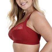 Miss Mary Lovely Lace Support Soft Bra BH Röd F 100 Dam