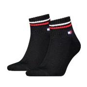 Tommy Men Uni TJ Iconic Quarter Socks Strumpor 2P Svart Strl 35/38 Her...