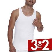 Sloggi 2P Men GO ABC 2 0 Tank Top Vit bomull Large Herr