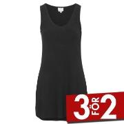 Damella Bamboo Nightdress Svart Bambu XX-Large Dam