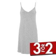 Damella Bamboo Nightdress Without Sleeves Grå Bambu XX-Large Dam