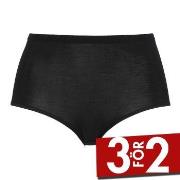 Damella Trosor High Waist Maxi Brief Svart merinoull 44 Dam