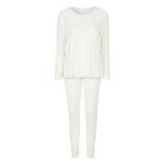 Damella Viscose Plain Pyjamas Set Elfenben viskos Medium Dam