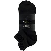 Topeco Strumpor 4P Low Cut Sport Socks Svart polyamid Strl 40/45 Herr