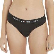 Tommy Hilfiger Trosor Thongs Svart ekologisk bomull XX-Large Dam