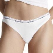 Calvin Klein Trosor Modern Logo Thong Vit bomull X-Large Dam