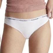 Calvin Klein Trosor 3P Low Rise Bikini Briefs Vit bomull X-Large Dam