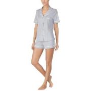 DKNY New Signature Short Pyjama Set Grå X-Small Dam