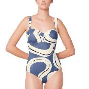 Triumph Summer Allure Swimsuit Blå/Vit E 40 Dam