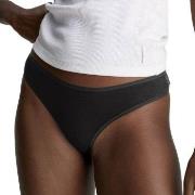 Calvin Klein Trosor 3P Ideal Cotton Thongs Svart bomull X-Small Dam