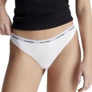 Calvin Klein Trosor 3P Modern Logo Thongs Vit bomull 3XL Dam