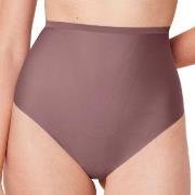 Triumph Trosor Shape Smart Highwaist Thong Rosa/Brun Large Dam