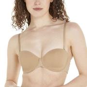 Calvin Klein BH Strapless Lined Bra Beige B 75 Dam