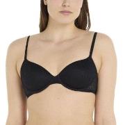 Calvin Klein BH Sheer Marquisette Demi T-shirt Bra Svart polyamid B 80...