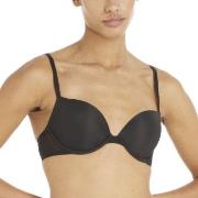 Calvin Klein BH Sheer Marquisette Push Up Bra Svart C 80 Dam