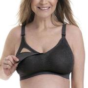 Anita BH Maternity Essential Lace Nursing Bralette Mörkgrå X-Large Dam