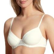 Calida BH Cate Underwire Padded Bra Creme bomull D 80 Dam