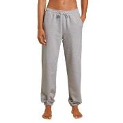 Calida Circular Lounge Pants With Cuffs Gråmelerad bomull Medium Dam