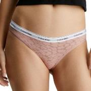 Calvin Klein Trosor Lace Bikini Brief Ljusrosa polyamid Small Dam