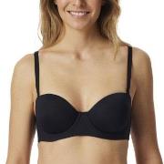 Schiesser BH Bandeau Bra Svart C 80 Dam