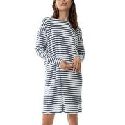 Mey Cyra Nightshirt Vit/Marin X-Large Dam