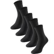 Schiesser Strumpor 5P Women Socks Helsvart Strl 35/38 Dam