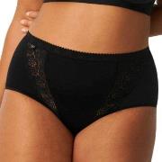 Sloggi Trosor 4P Chic Maxi Lace Briefs Svart bomull 46 Dam