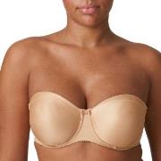 PrimaDonna BH Satin Non Padded Strapless Bra Beige D 80 Dam