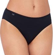 Sloggi Trosor 3P 24 7 Cotton Tai Briefs Svart bomull 42 Dam