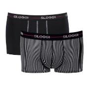 Sloggi Kalsonger 2P For Men Start Hip Svart m Ränder bomull Medium Her...