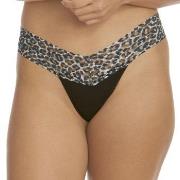 Hanky Panky Trosor 3P Classic Cotton Low Rise Thong Svart mönstrad bom...