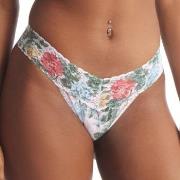 Hanky Panky Trosor 3P Printed Low Rise Thong Rosa Mönstrad nylon One S...