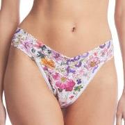 Hanky Panky Trosor 2P Printed Original Rise Thong Vit m Blommor nylon ...