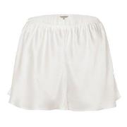 Lady Avenue Pure Silk French Knickers Benvit silke Large Dam