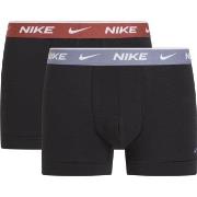 Nike Kalsonger 6P Everyday Cotton Stretch Trunk Svart/Röd bomull Large...