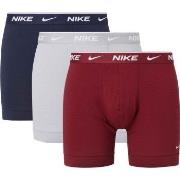 Nike Kalsonger 6P Everyday Cotton Boxer Blå/Röd bomull Large Herr