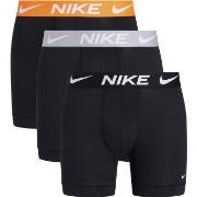 Nike Kalsonger 9P Everyday Essentials Micro Boxer Brief Svart/Orange p...