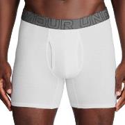 Under Armour 6P Perfect Cotton 6in Boxer Vit 3XL Herr