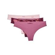 Under Armour Trosor 6P Pure Stretch Thong Rosa Mönstrad Large Dam