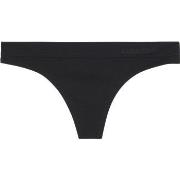 Calvin Klein Trosor 2P Fusion Flex Thong Svart polyamid X-Large Dam