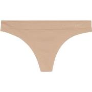 Calvin Klein Trosor 2P Fusion Flex Thong Beige polyamid Small Dam