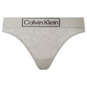 Calvin Klein Trosor 2P Reimagined Heritage Thong Grå Medium Dam