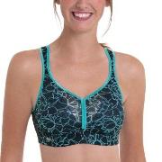 Anita BH Active Air Control DeltaPad Sports Bra Svart/Blå E 80 Dam