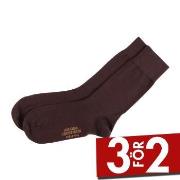 Amanda Christensen Strumpor Noble Ankle Socks Mörkbrun Strl 45/46