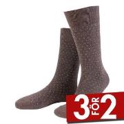 Amanda Christensen Strumpor True Ankle Dot Sock Brun Strl 47/50 Herr