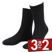 Amanda Christensen Strumpor True Ankle Rib Sock Svart Strl 43/46 Herr