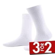 Amanda Christensen Strumpor True Ankle Rib Sock Vit Strl 43/46 Herr